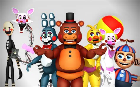 fnaf mmd models